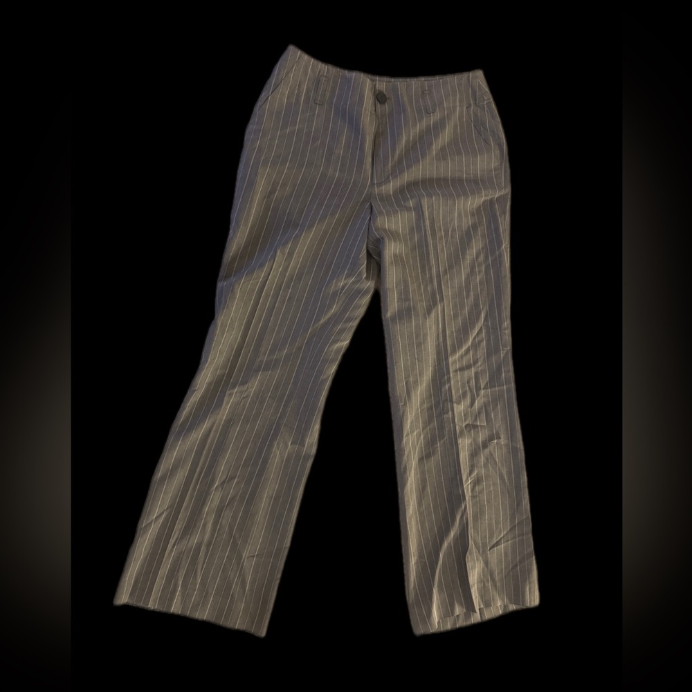 Banana Republic women’s Pinstriped Gray Dress Pants